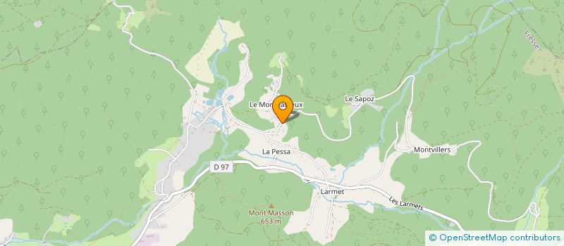 localisation de l'entreprise JEUX & NATURE  FRESSE