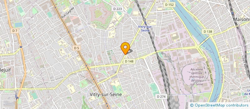 localisation de l'entreprise JEUX-NET à VITRY-SUR-SEINE