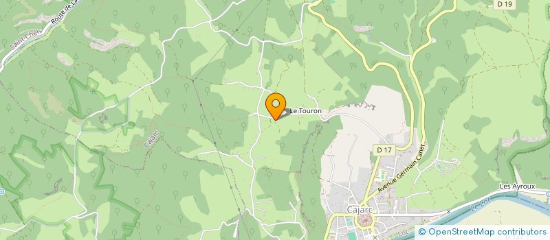 localisation de l'entreprise JEUX PERDUS ET RETROUVES  CALVIGNAC