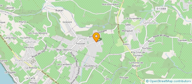 localisation de l'entreprise JEUX PLUS EDITIONS SARL à BOURG
