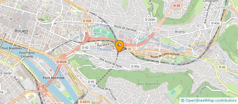 localisation de l'entreprise JEUX ROUENNAIS à ROUEN