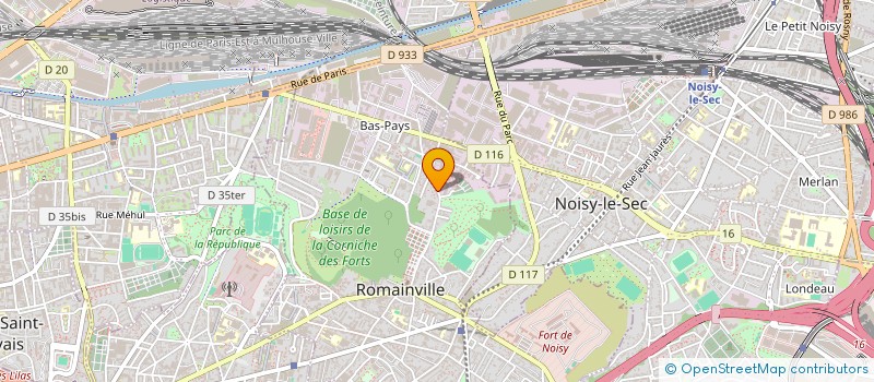 localisation de l'entreprise JEUX T'M PANAME à ROMAINVILLE