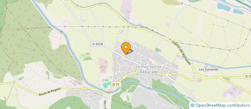 localisation de l'entreprise JEUX THEMES  LE PUY-SAINTE-REPARADE