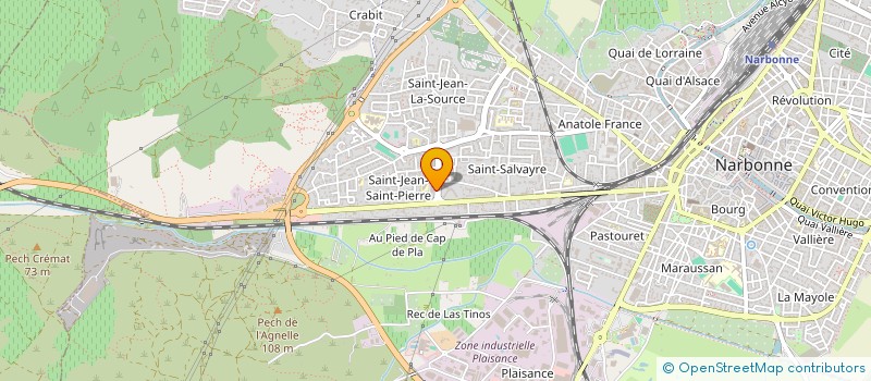 localisation de l'entreprise JEUX THEMES COM'  NARBONNE