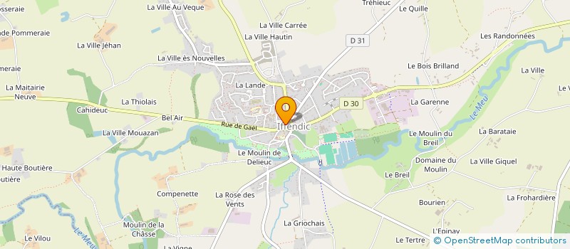 localisation de l'entreprise JEUX TRADITIONNELS DE PAYS  IFFENDIC