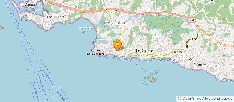 localisation de l'entreprise JEV à LE GOSIER