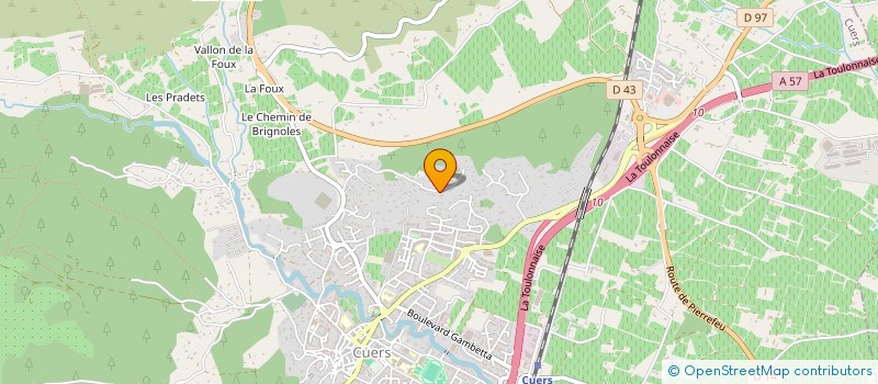 localisation de l'entreprise JEVAHNE  CUERS