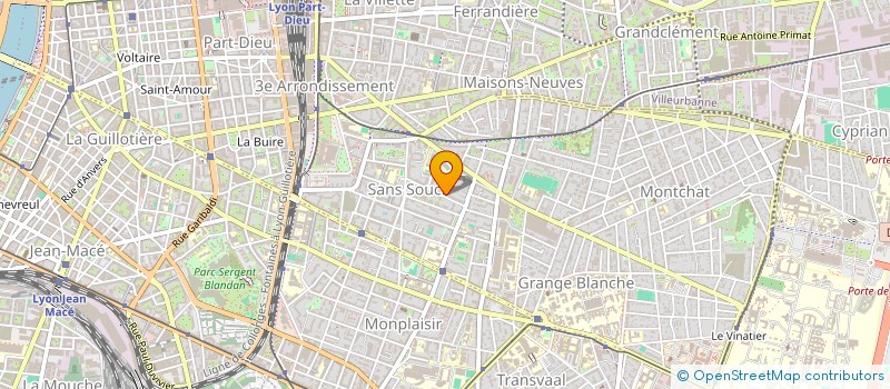 localisation de l'entreprise JEVAL à LYON