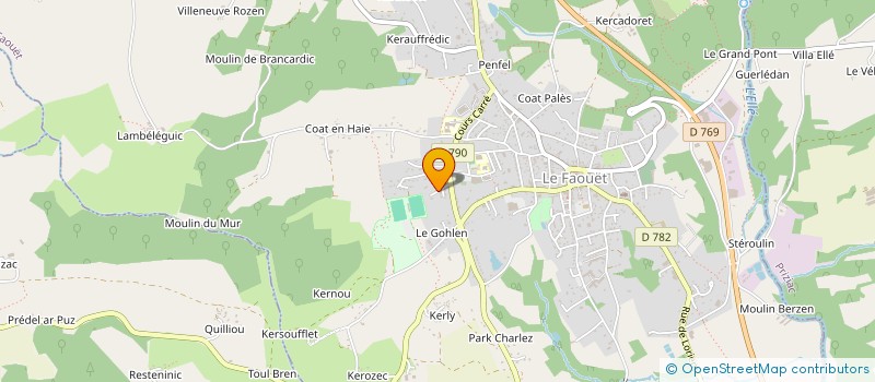 localisation de l'entreprise JEVALSI  LE FAOUET