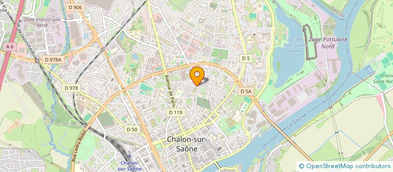 localisation de l'entreprise JEVERI à CHALON-SUR-SAONE