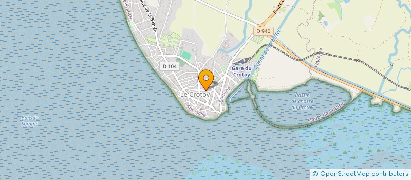 localisation de l'entreprise JEVERTHIGE à LE CROTOY