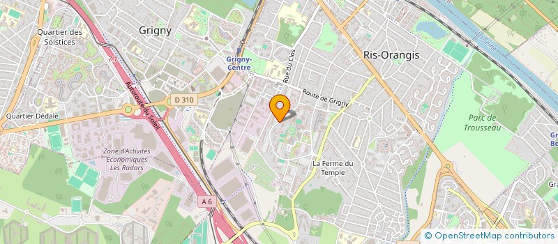 localisation de l'entreprise JEVIR TRANSPORTS à RIS-ORANGIS