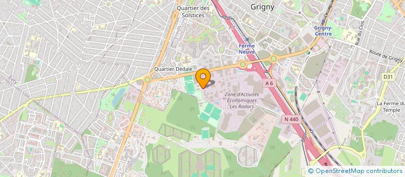 localisation de l'entreprise JEVV  GRIGNY