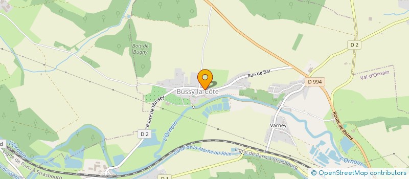 localisation de l'entreprise JEWA à BEUREY-SUR-SAULX