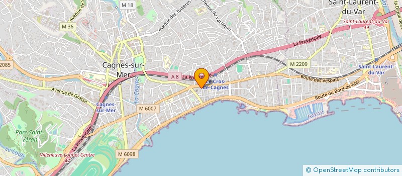 localisation de l'entreprise JEWELSAN à CAGNES SUR MER