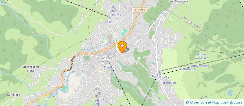 localisation de l'entreprise JEWISH CENTERS SOUTH OF FRANCE  MEGEVE