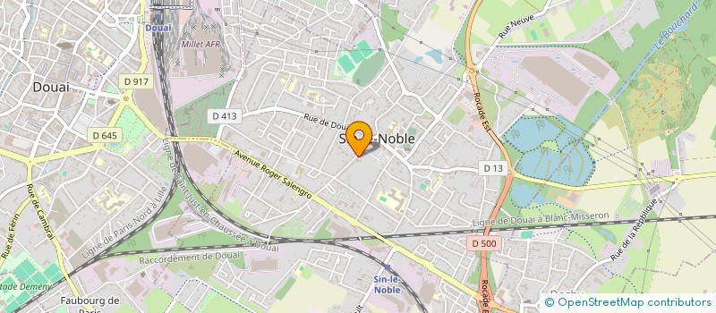 localisation de l'entreprise JEWO  SIN-LE-NOBLE