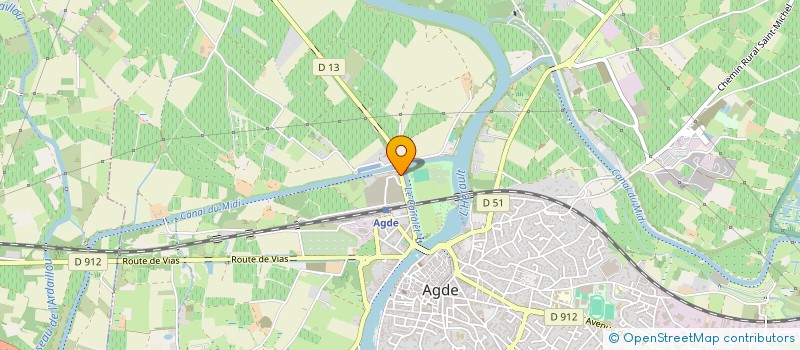 localisation de l'entreprise JEXACARD  AGDE