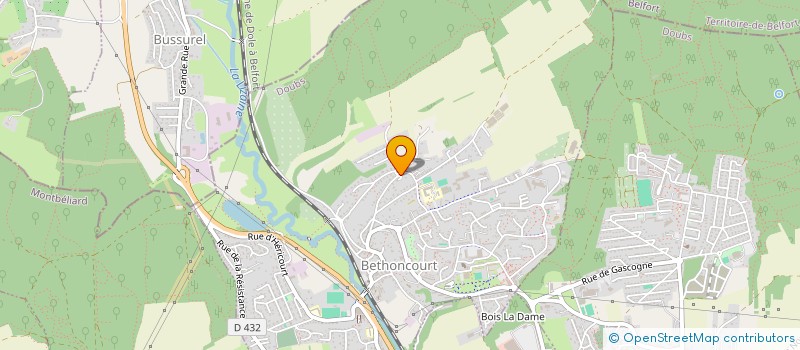 localisation de l'entreprise JEXCEL  BETHONCOURT