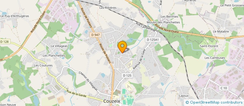 localisation de l'entreprise JEXIA IMMO à COUZEIX