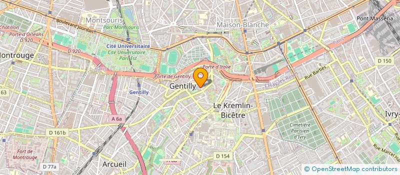 localisation de l'entreprise JEXPLORE  GENTILLY