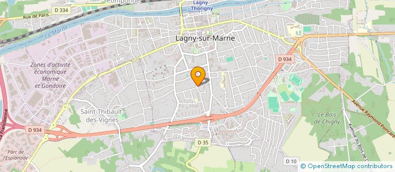 localisation de l'entreprise JEYM  LAGNY-SUR-MARNE