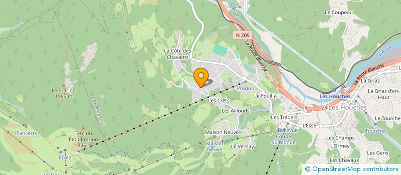 localisation de l'entreprise JEYMM  LES HOUCHES