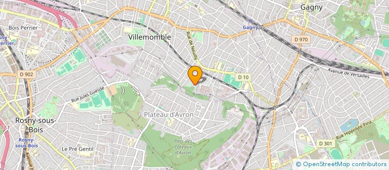 localisation de l'entreprise JEZAME à VILLEMOMBLE