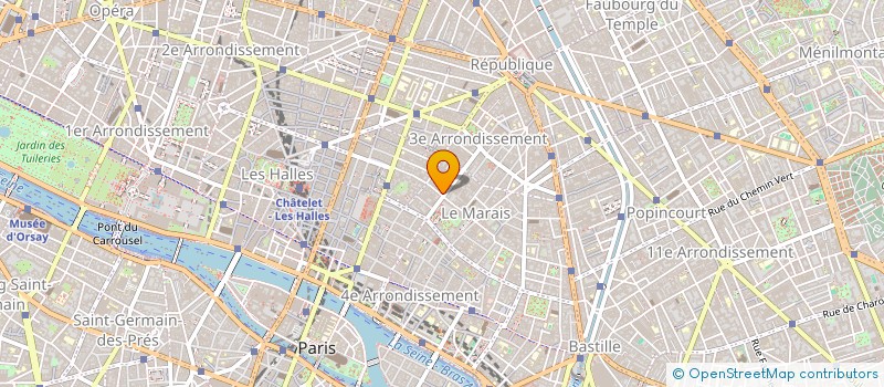 localisation de l'entreprise JF à PARIS