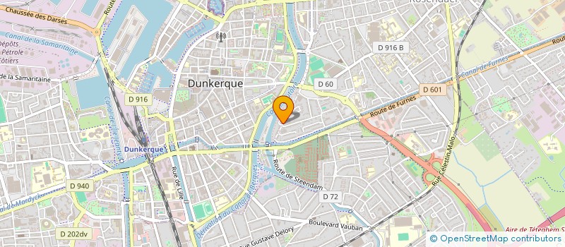 localisation de l'entreprise JF à DUNKERQUE