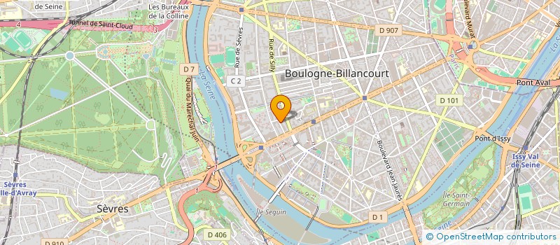 localisation de l'entreprise JF AGENCEMENT à BOULOGNE-BILLANCOURT
