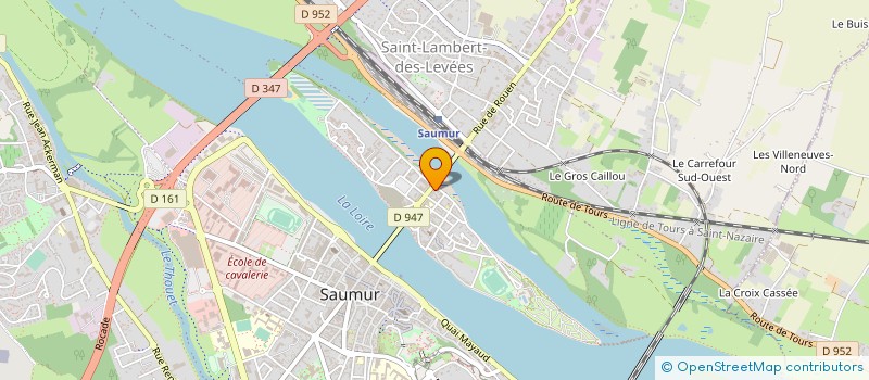 localisation de l'entreprise JF AL BARBE à SAUMUR