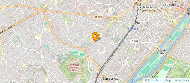 localisation de l'entreprise JF ASSOCIATES à SURESNES