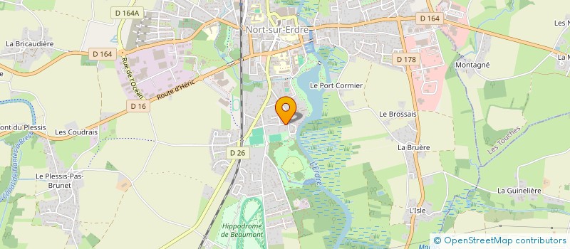 localisation de l'entreprise JF CARNO  NORT-SUR-ERDRE