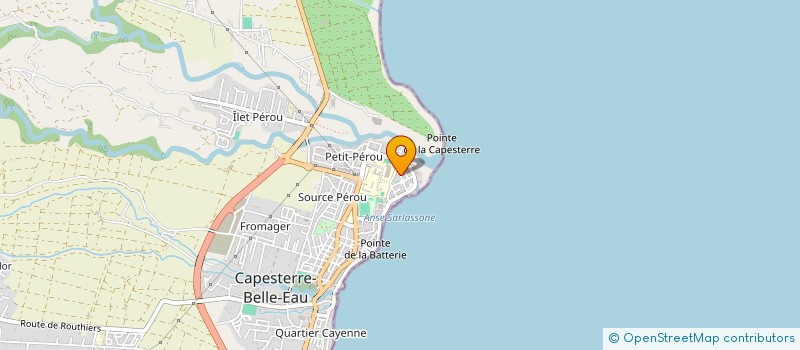 localisation de l'entreprise JF CARPENTER à CAPESTERRE-BELLE-EAU