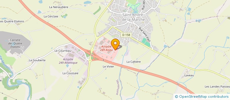 localisation de l'entreprise JF & CO à SEVREMOINE