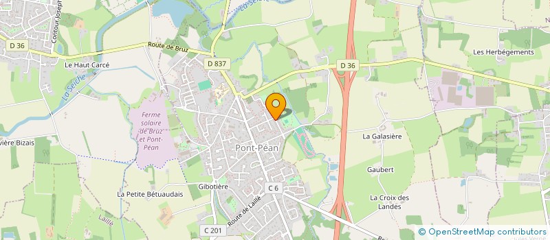 localisation de l'entreprise JF CONCEPT & DEVELOPPEMENT  PONT-PEAN