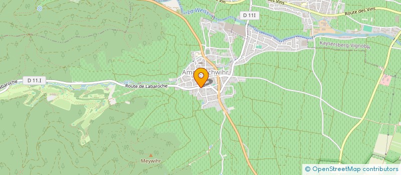 localisation de l'entreprise JF. CONCIERGERIE  AMMERSCHWIHR