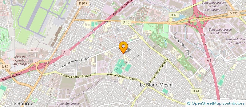 localisation de l'entreprise JF CONSEILS à LE BLANC-MESNIL