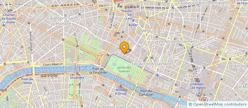 localisation de l'entreprise JF CONSEILS & INVEST à PARIS