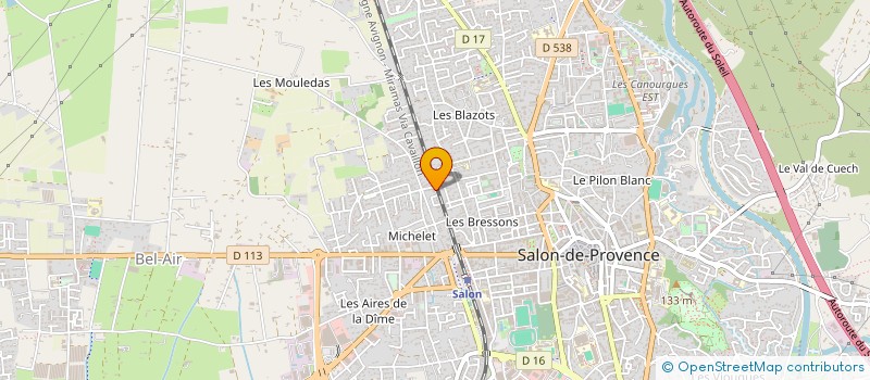 localisation de l'entreprise JF CONSTRUCTION  SALON-DE-PROVENCE