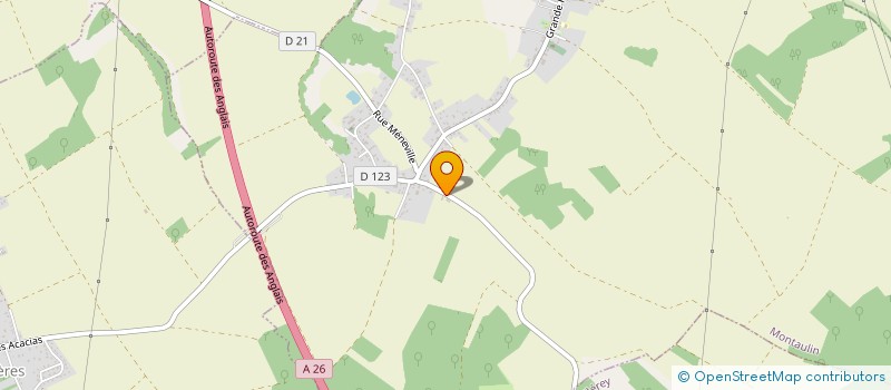 localisation de l'entreprise JF CONSTRUCTIONS  MONTAULIN