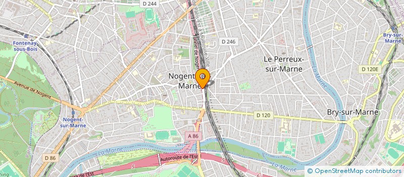 localisation de l'entreprise JF COUVERTURE  NOGENT-SUR-MARNE