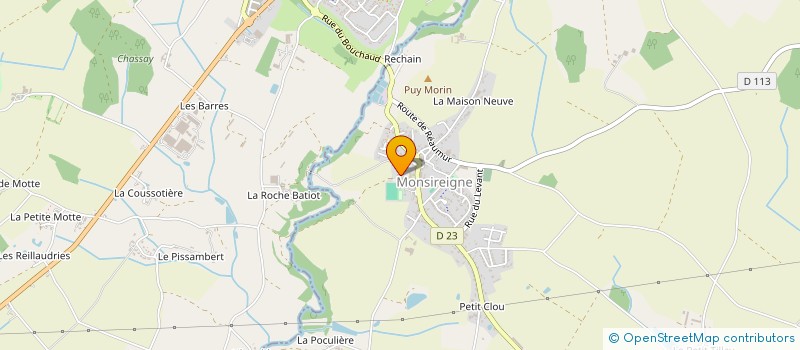 localisation de l'entreprise JF CREATIONS  MONSIREIGNE