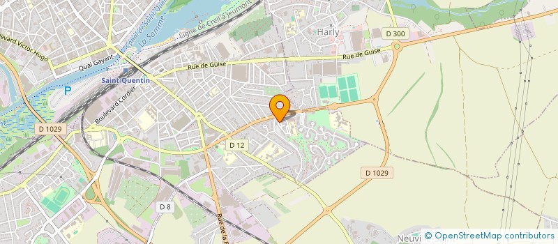 localisation de l'entreprise JF CYCLE à SAINT-QUENTIN