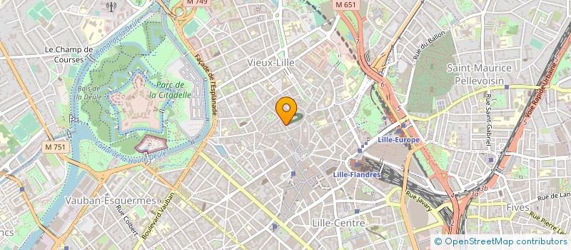 localisation de l'entreprise JF DECO à LILLE