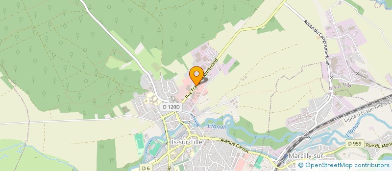localisation de l'entreprise JF DIFFUSION à IS-SUR-TILLE