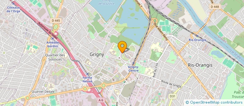 localisation de l'entreprise JF DRIVER à GRIGNY