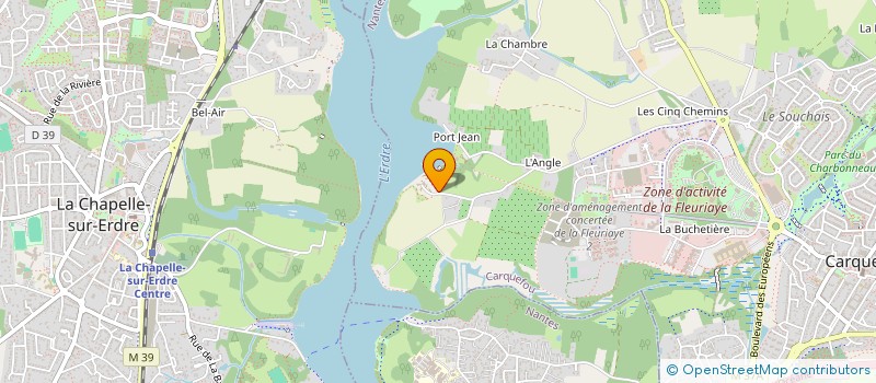 localisation de l'entreprise JF DURAND  CARQUEFOU