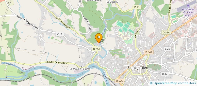localisation de l'entreprise JF.E PROS POSE à SAINT-JUNIEN